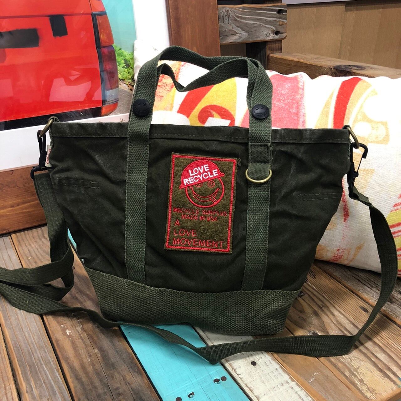 A love movement Military Bag Mini | hawaii.jp