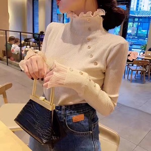 プリーツフリルポイントニット　AJ111-990