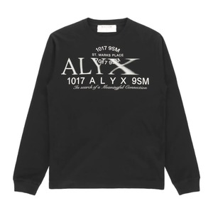 【1017 ALYX 9SM】COLLECTION LOGO LONG SLEEVE T-SHIRT