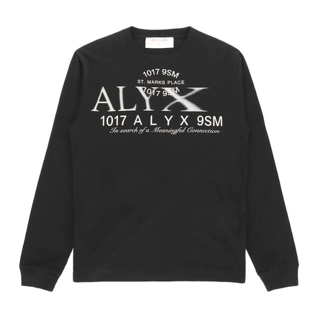 【1017 ALYX 9SM】COLLECTION LOGO LONG SLEEVE T-SHIRT