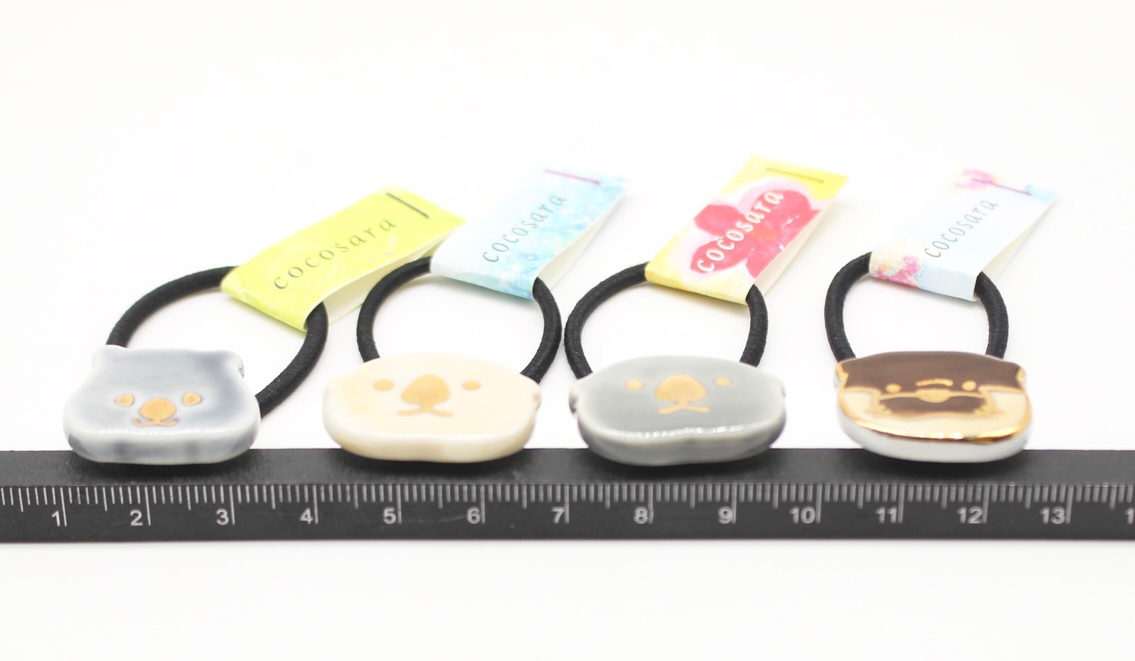 有田焼ヘアゴム ラッコ(ベージュ) | 有田焼アクセサリー・陶器