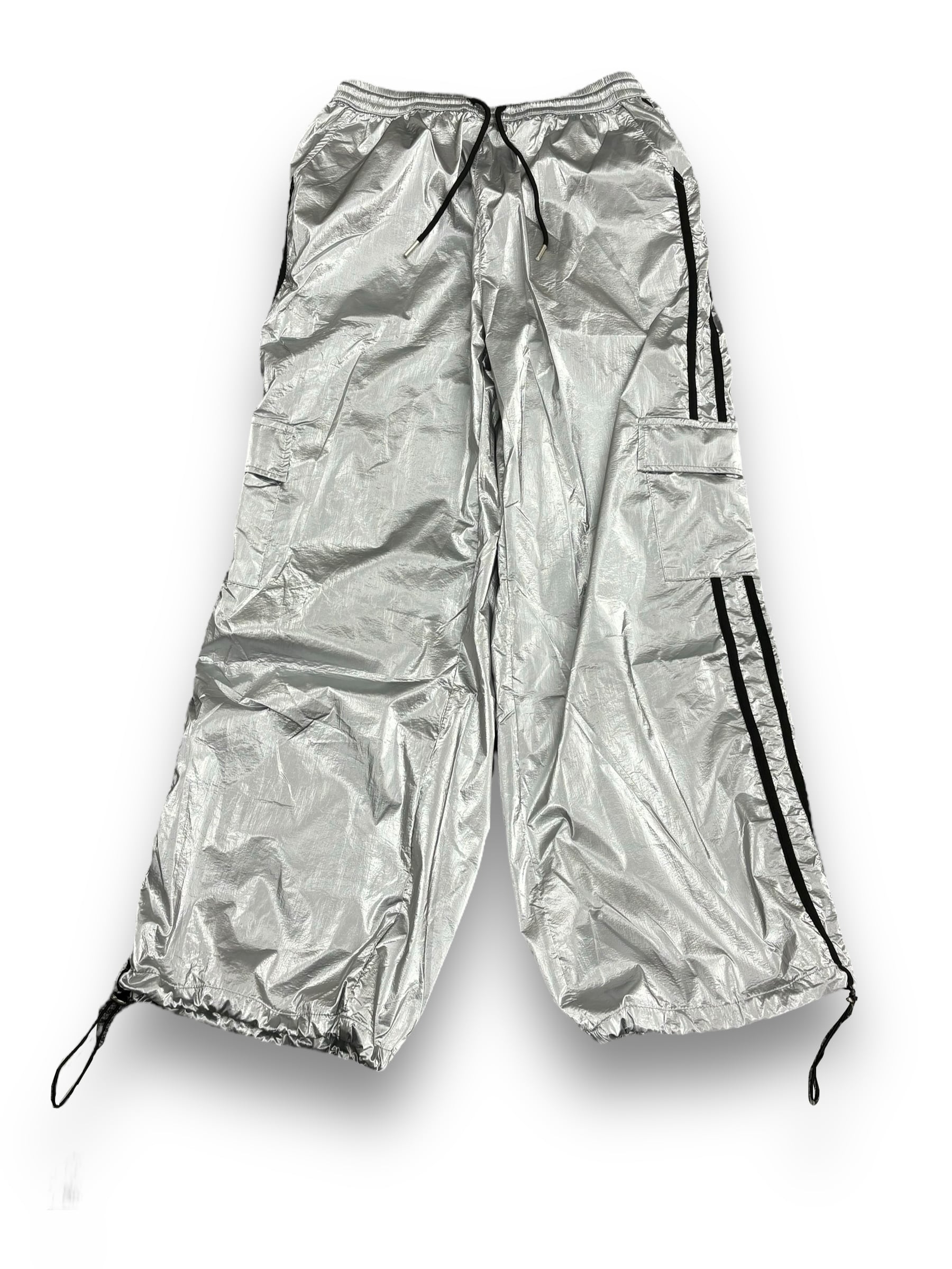 【PLANET STUDIO】metallic track pants