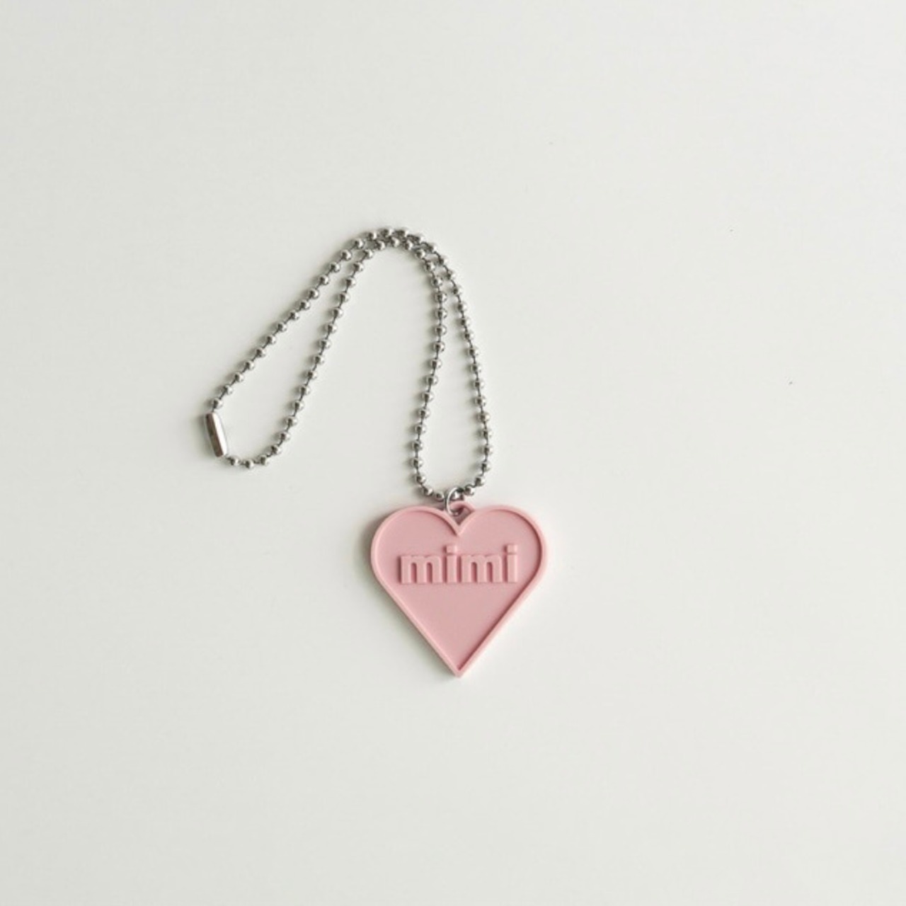 【予約】Pet Necklace Surgical｜Heart - 1