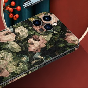 ヴィンテージフローラルプリントiPhoneケース 2type W10269