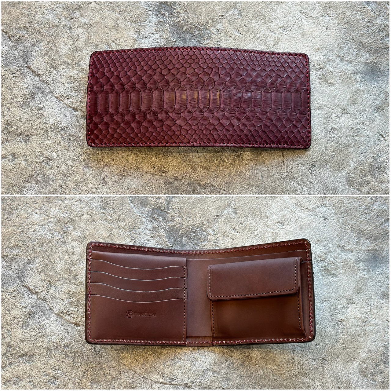 【限定商品】ビルフォールド サンタフェ マットパイソン