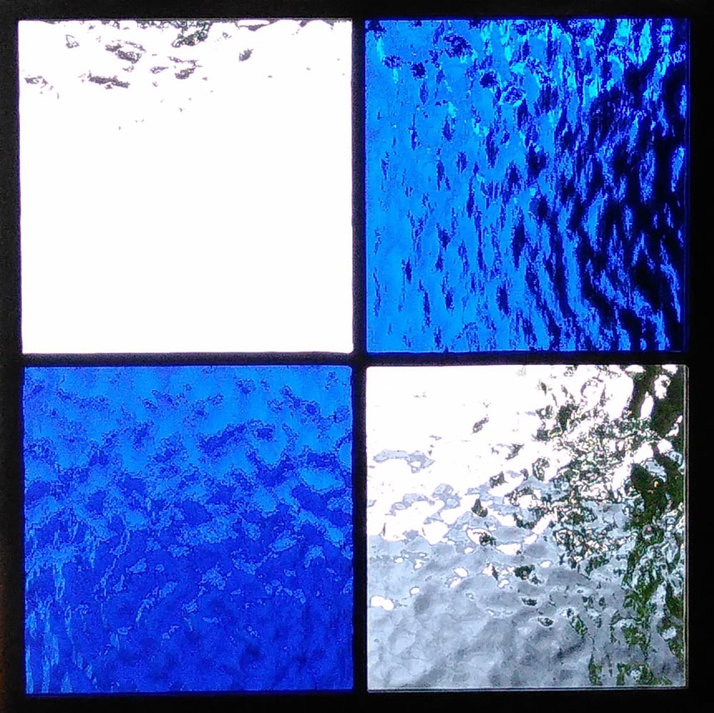 ステンドグラスパネル デザインガラス インテリア 建具 窓 オーダーメイド ＮＯ3 グラスアート川原