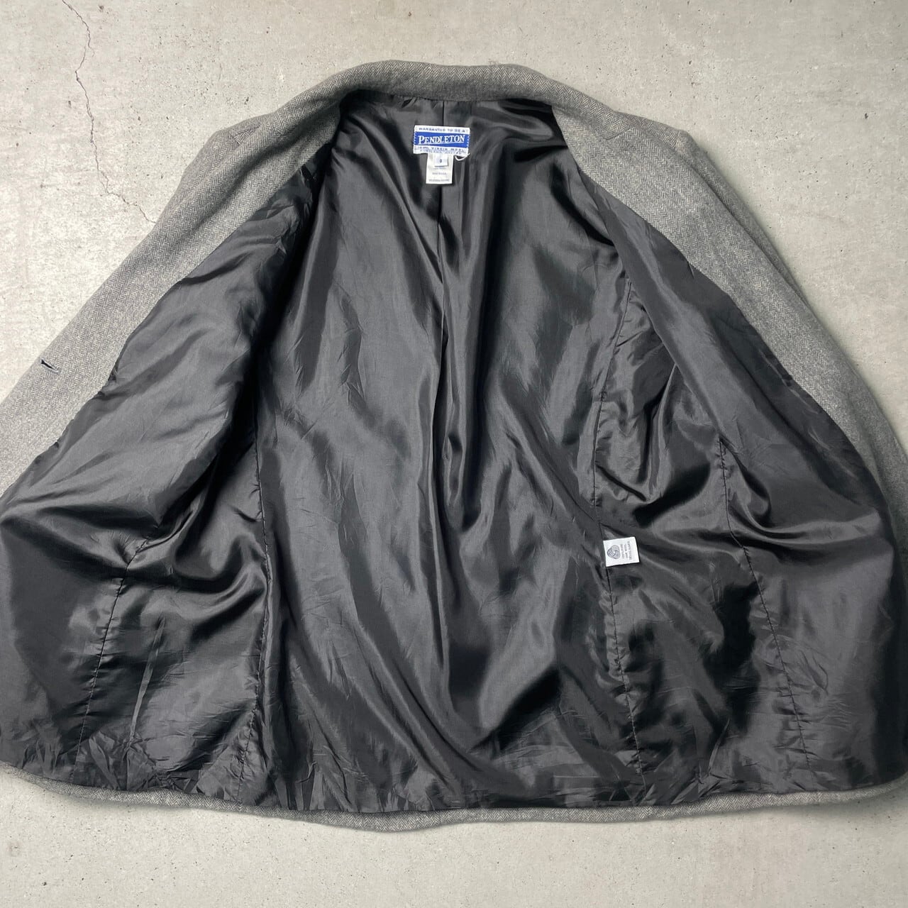 90年代 USA製 PENDLETON ペンドルトン ウールテーラードジャケット