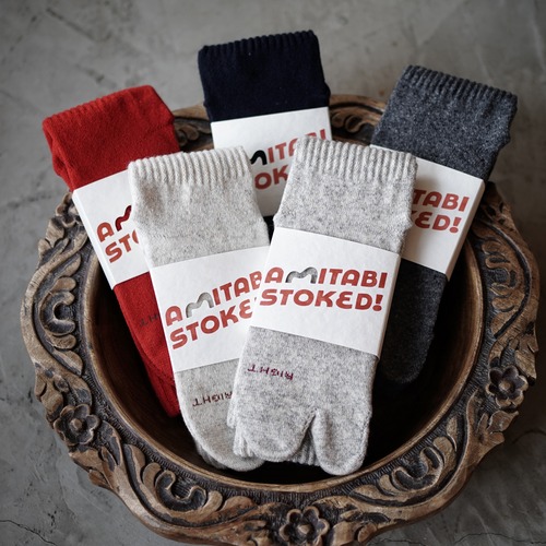 AMITABI STOKED !（アミタビストークド）エコウールソックス／TAIKO ”AMITABI（アミタビ）”