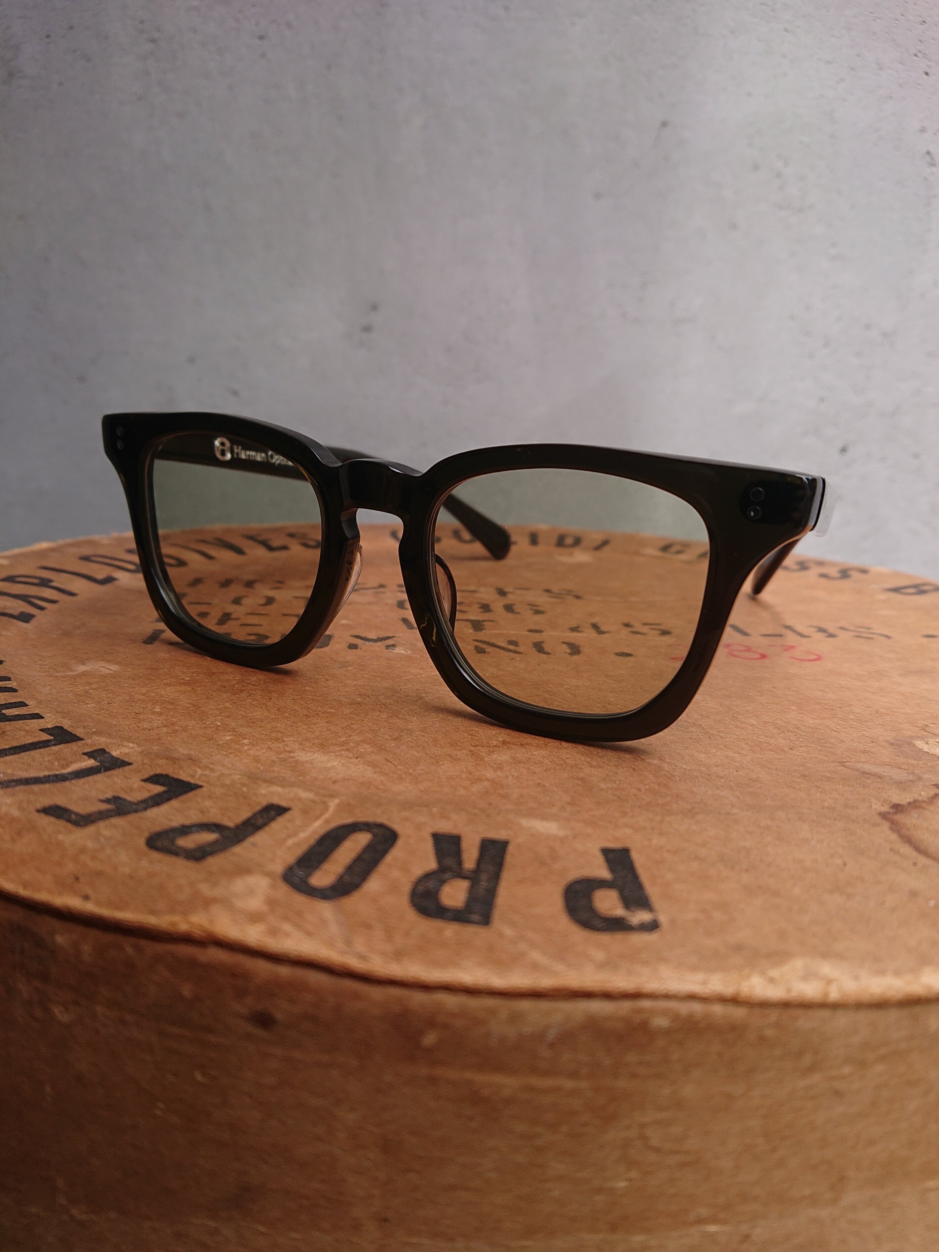 Harman Optical Co. “LEON” black x blue | BOW & ARROW WEB STORE