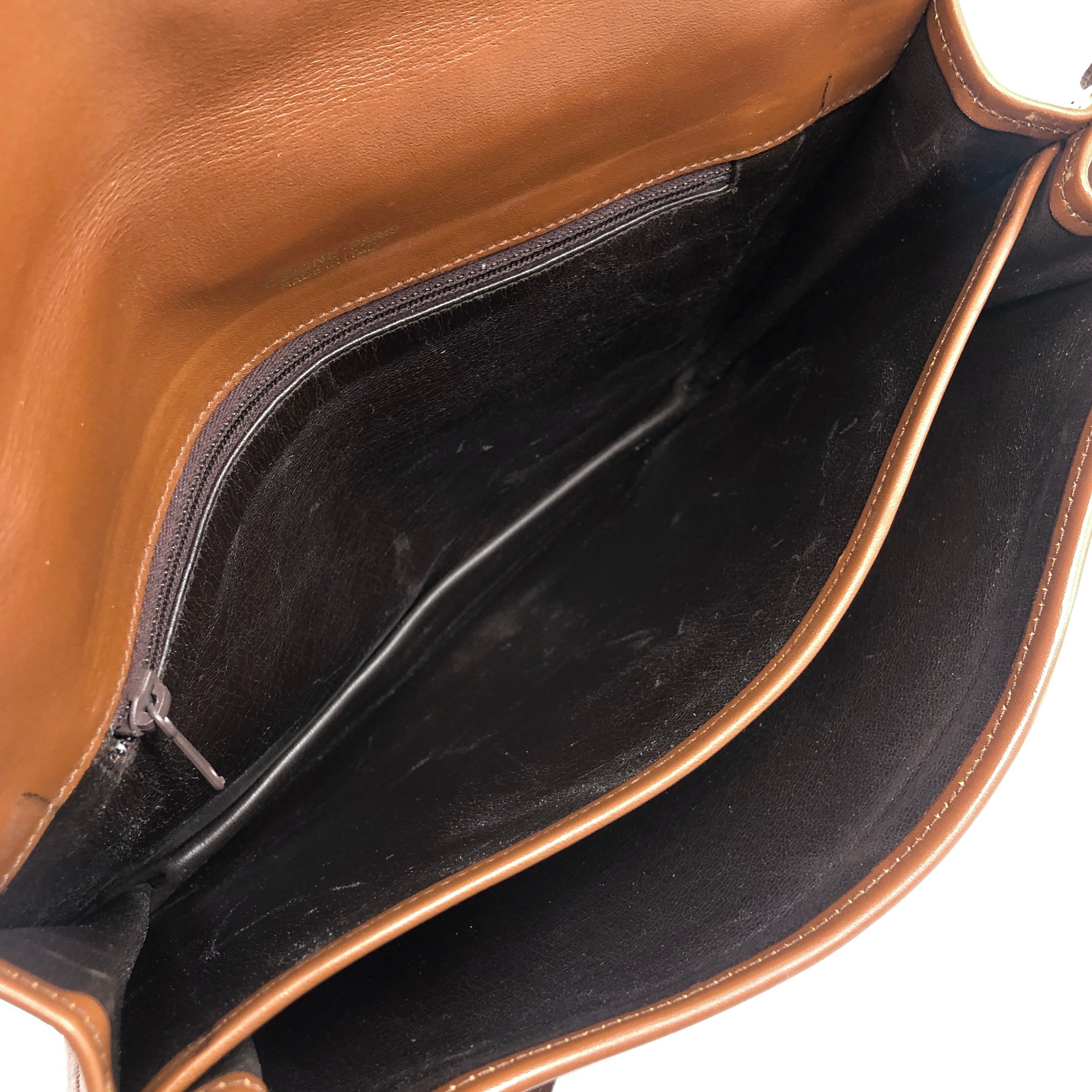 CELINE セリーヌ  マカダム ショルダーバッグ ブラウン ブラゾン スエード  aimcin CELINE セリーヌ マカダム ショルダーバッグ ブラウン ブラゾン
