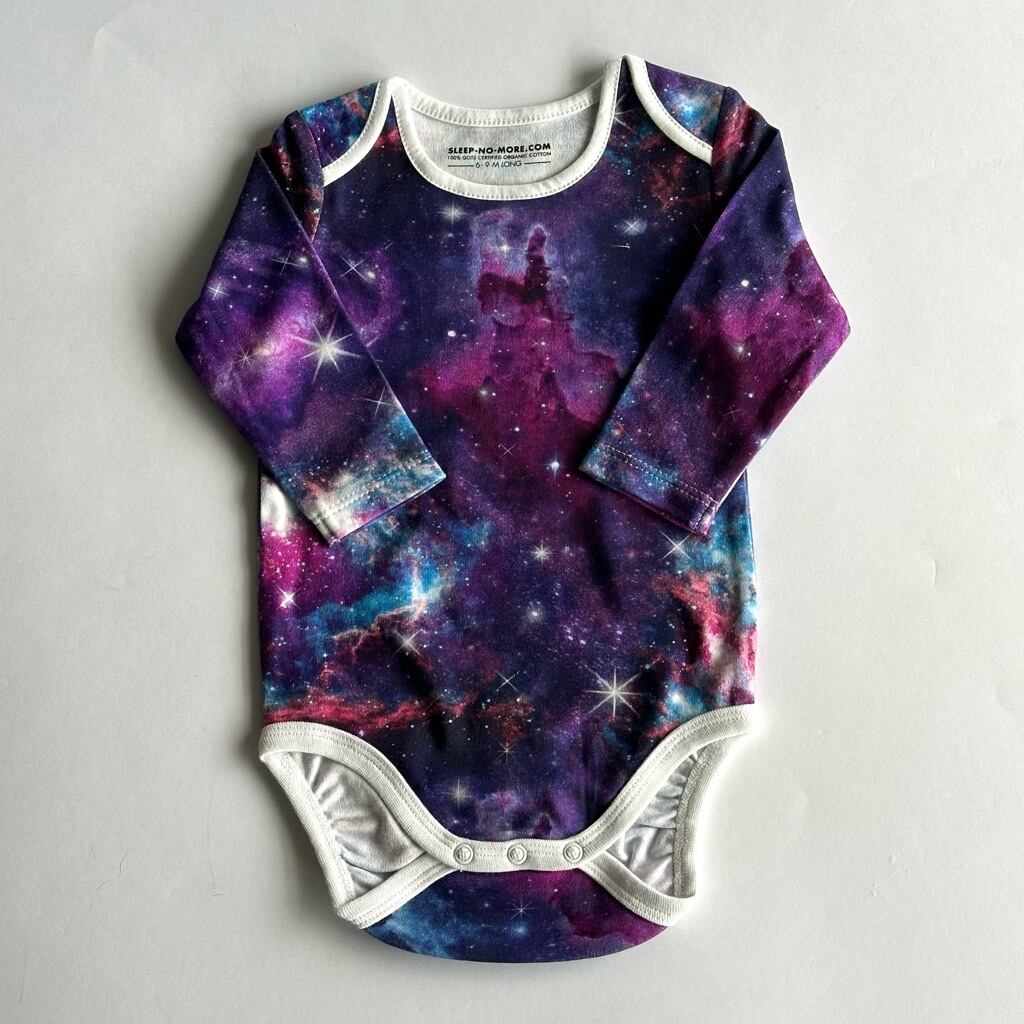 SLEEP NO MORE L/S ROMPERS【70cm】in a galaxy far away
