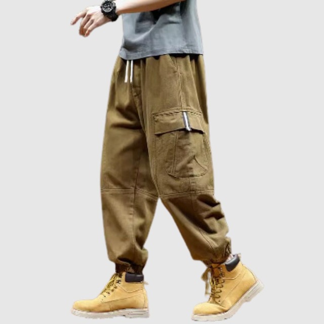 ルーズカジュアルストレートパンツ H2060