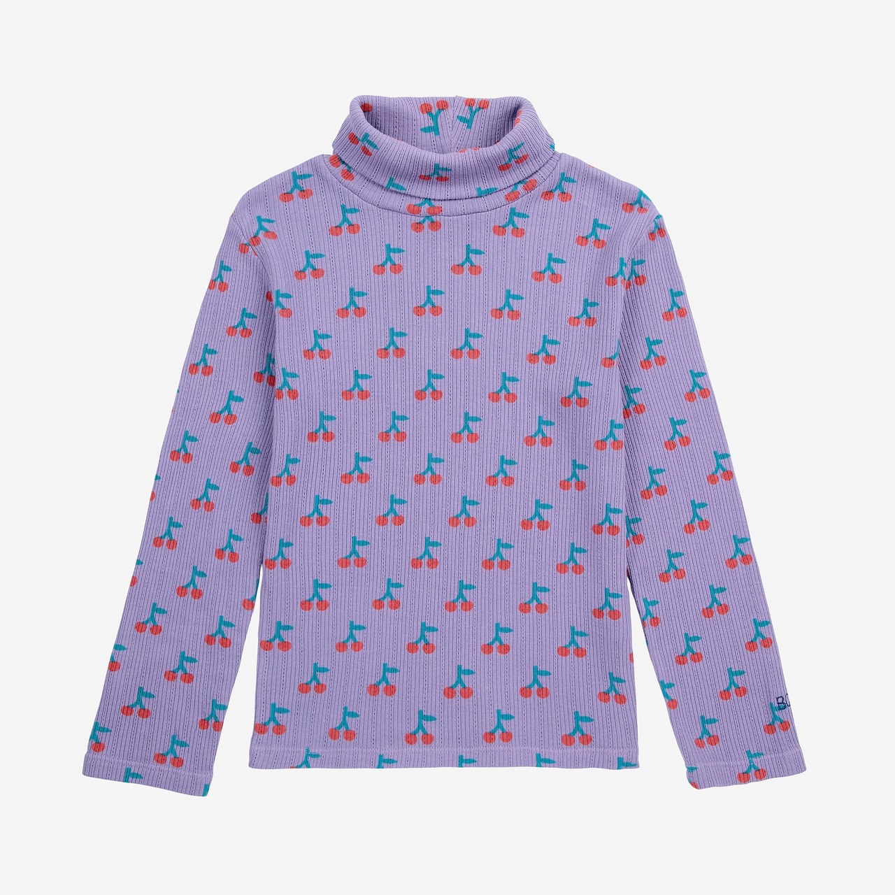 残り1点( 4-5Y ) BOBO CHOSES /  Cherry all over turtle neck T-shirt