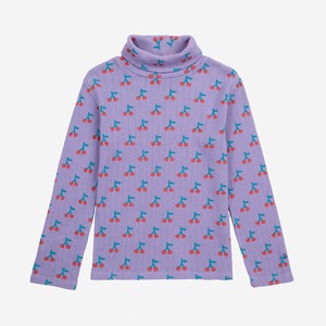 残り1点( 4-5Y ) BOBO CHOSES /  Cherry all over turtle neck T-shirt