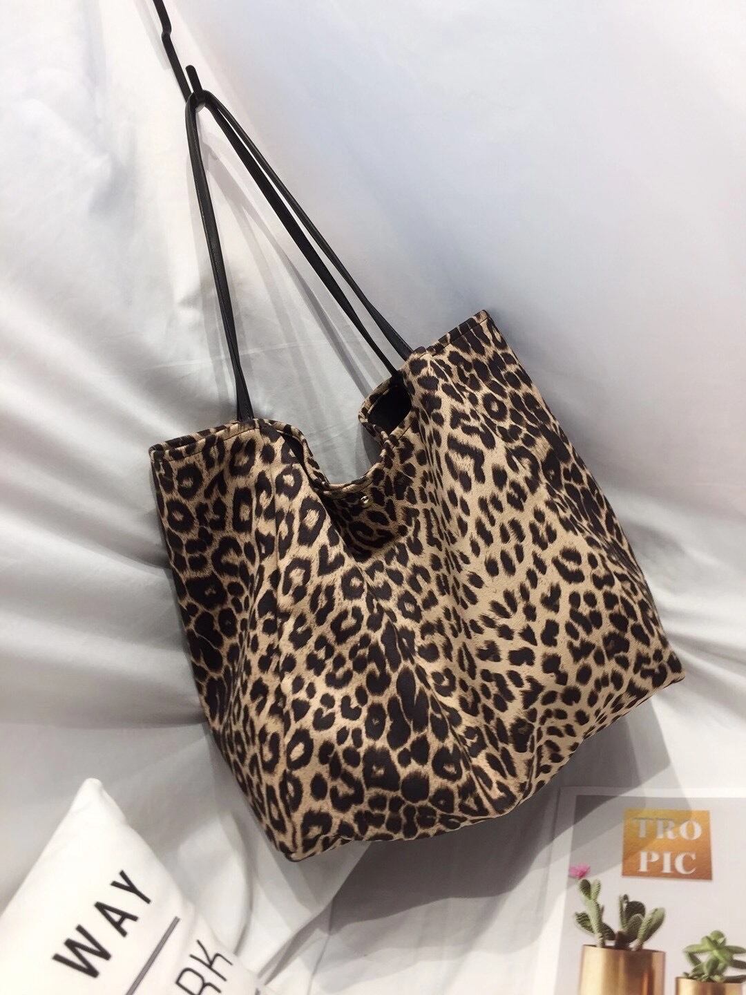 レオパードトートバッグ