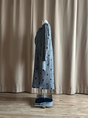 MADE IN JAPAN dot pattern knit dress-5039-10