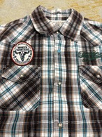 00's design check shirts