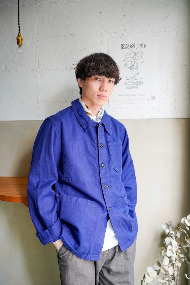 【1950s】"French Military" Cotton Twill French Work JKT / 6-288 【1950s】"French Military" Cotton Twill French Work JKT / 6-288