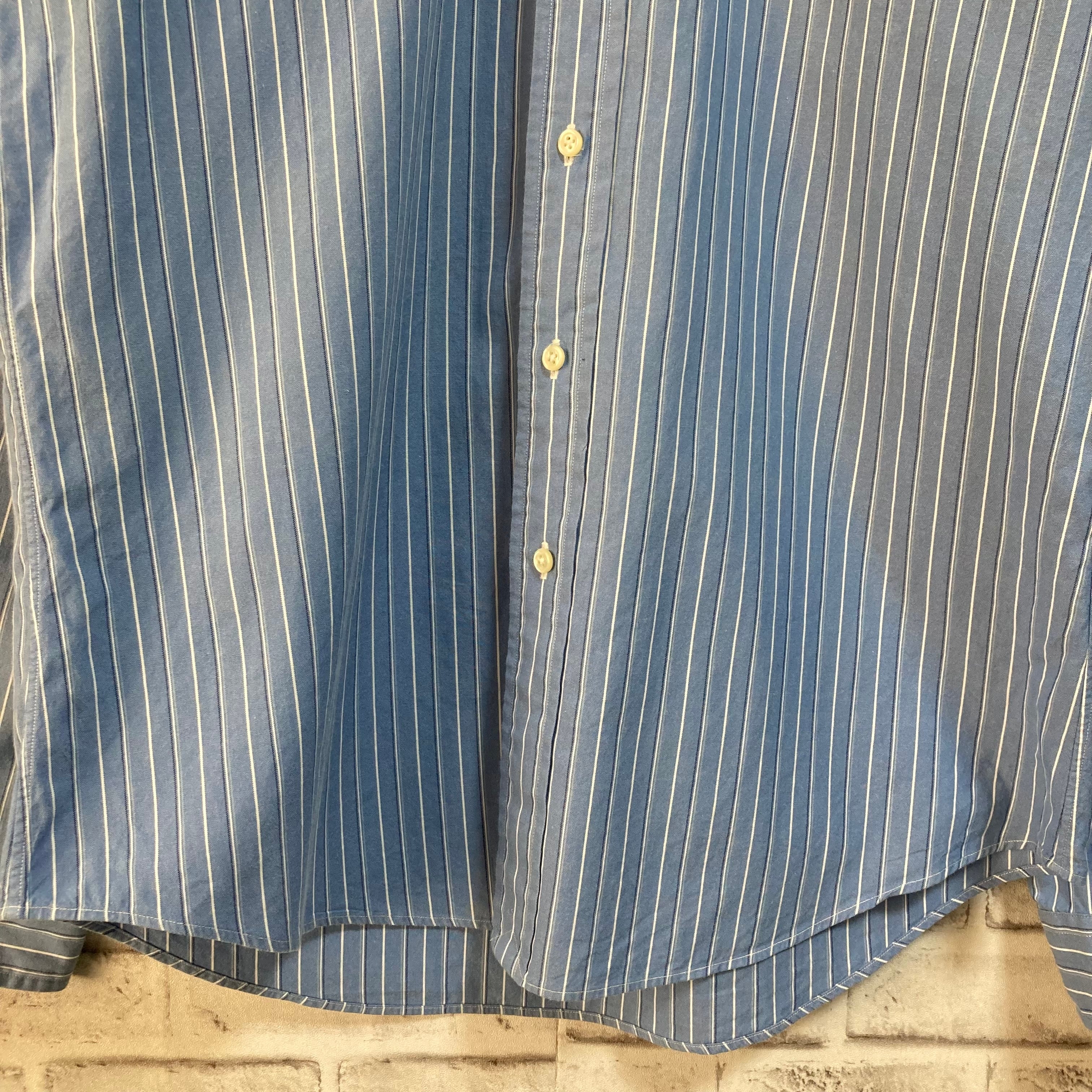 Ralph LaurenL/S Stripe BD Shirt L相当 s ラルフローレン