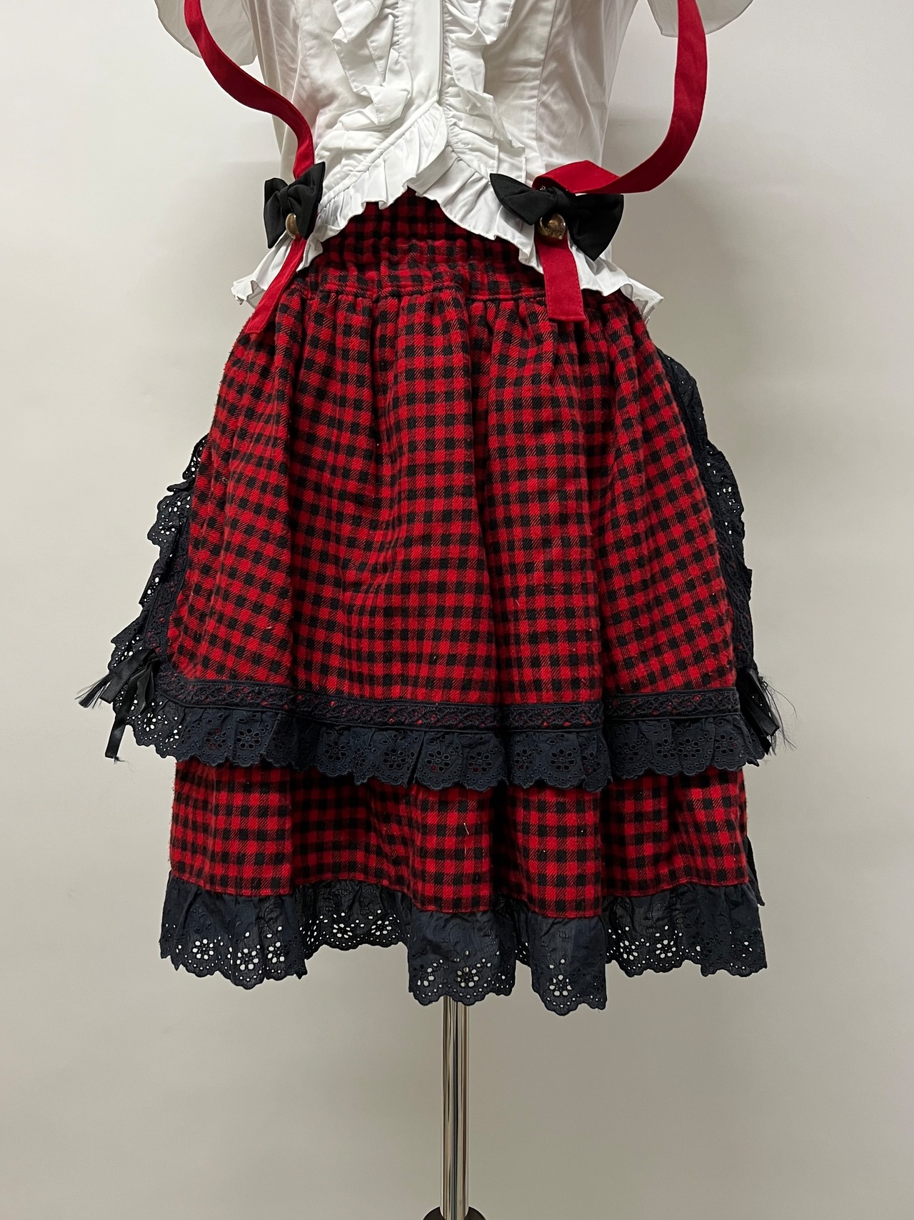 "Japanese Brand" Check Maid Skirt