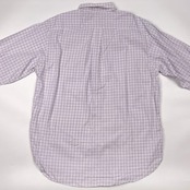 USA製 Brooks Brothers COUNTTRY CLUB ブルックスブラザーズ イタリア製生地 チェック BD 長袖シャツ L/R/パープル系 メンズ