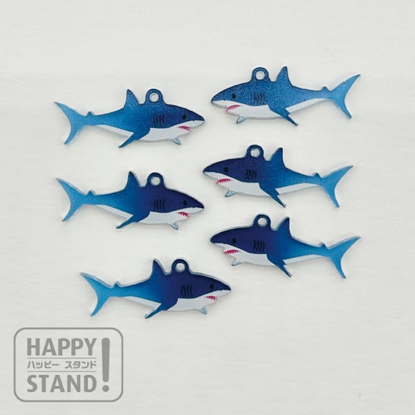 サメ 横》アクリルチャーム | happystand
