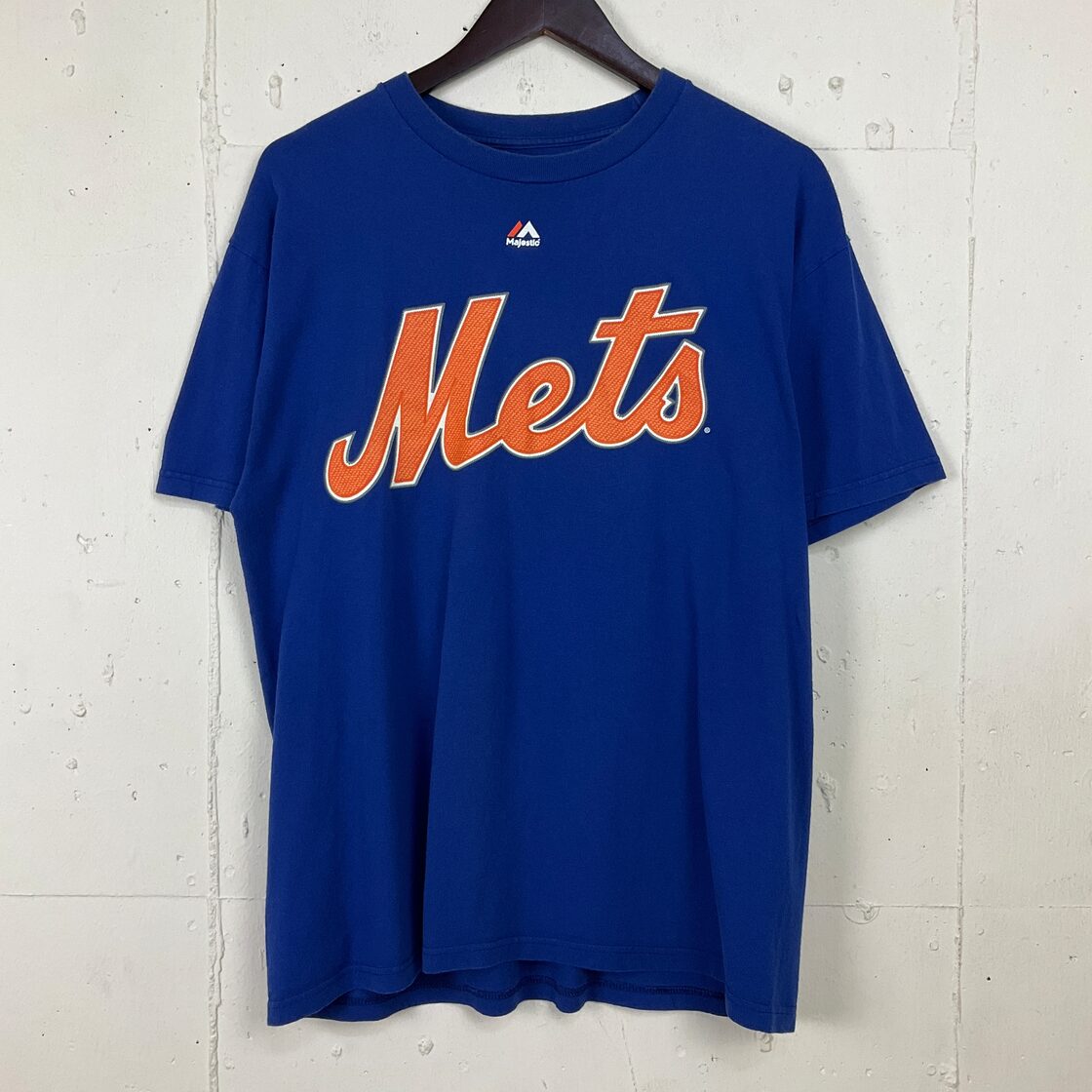 MLB ニューヨーク メッツ Mets チーム ロゴ プリント Tシャツ メンズL 