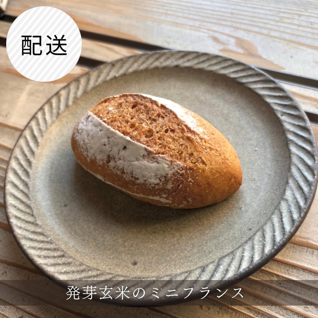 グルテンフリー米粉パン 発芽玄米のミニフランス