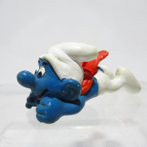 SMURFS　スマーフ　ソリ（ソリ欠品）　PVC フィギュア [&2]