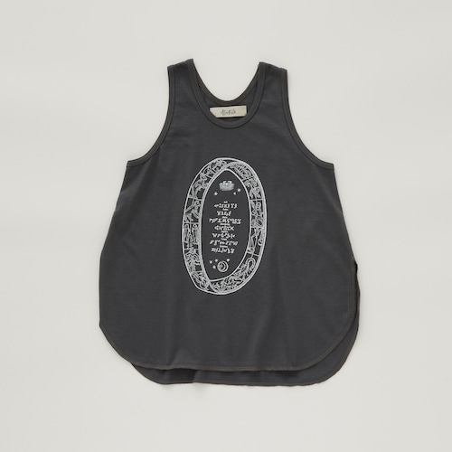 《eLfinFolk 2024SS》12 star signs Tank top / slate gray / 90-130cm