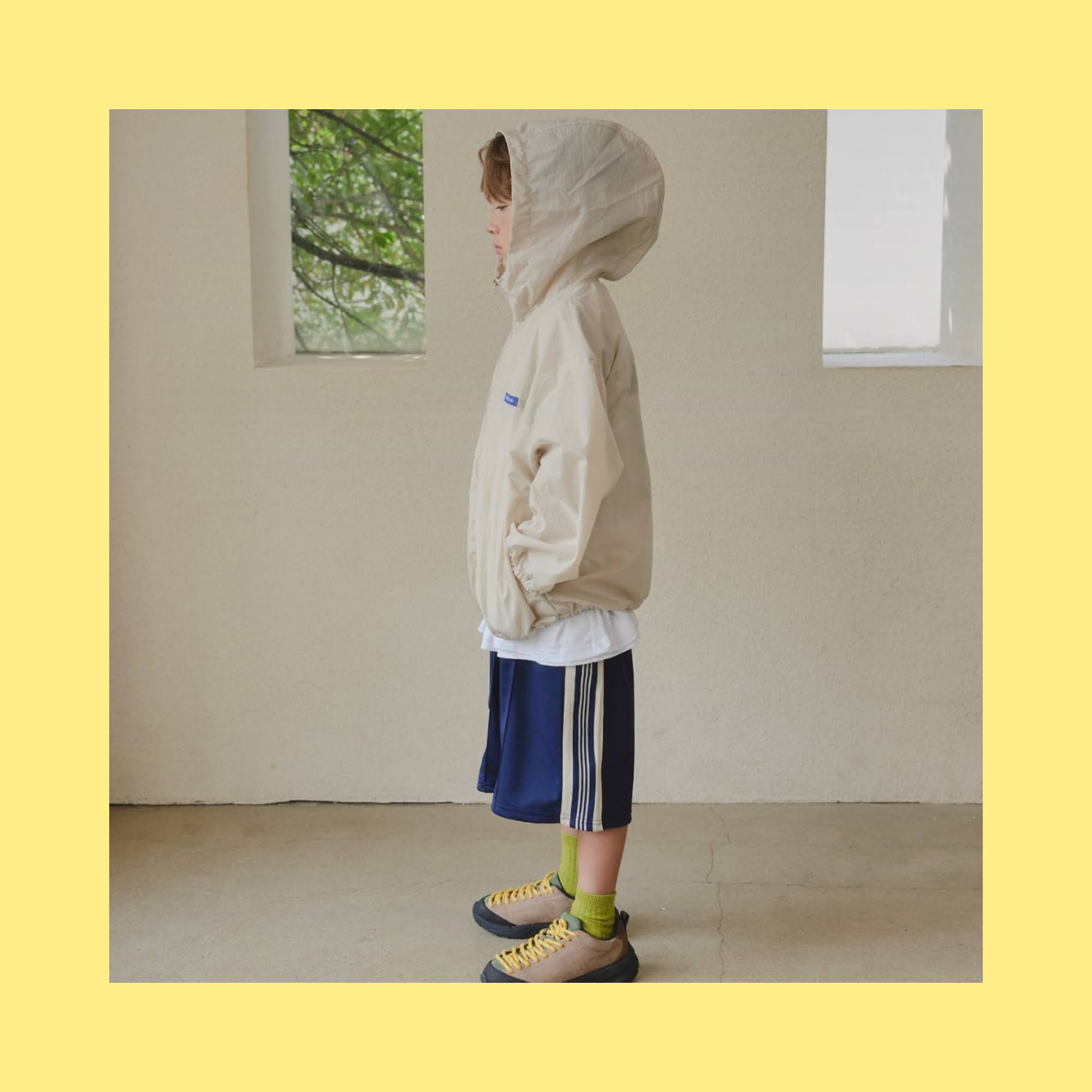《取寄》テープバミューダパンツ:kids&Jr【HIKIKI】※送料無料