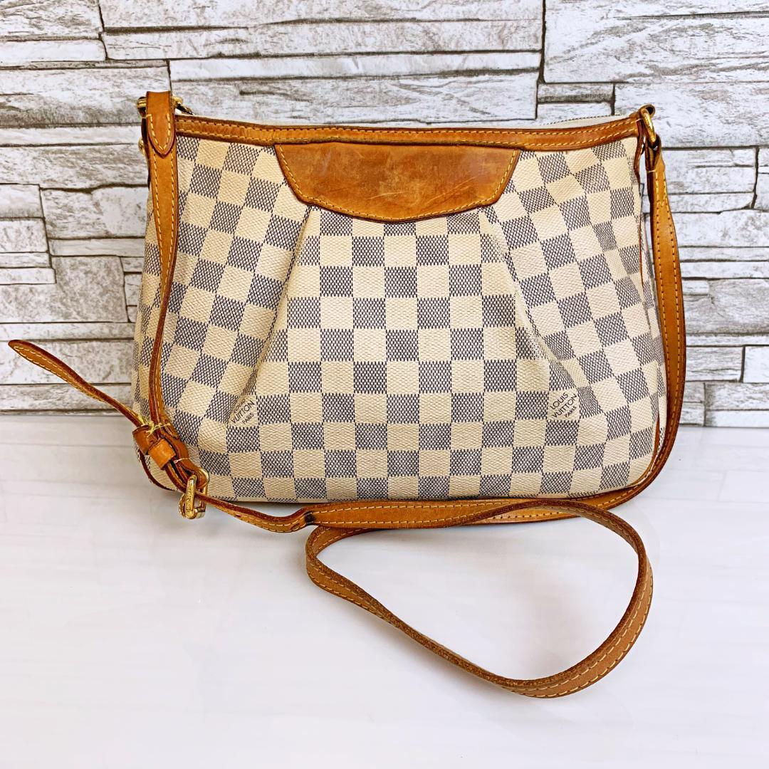 ルイヴィトン シラクーサPM ショルダーバッグ ダミエ・アズール | Big