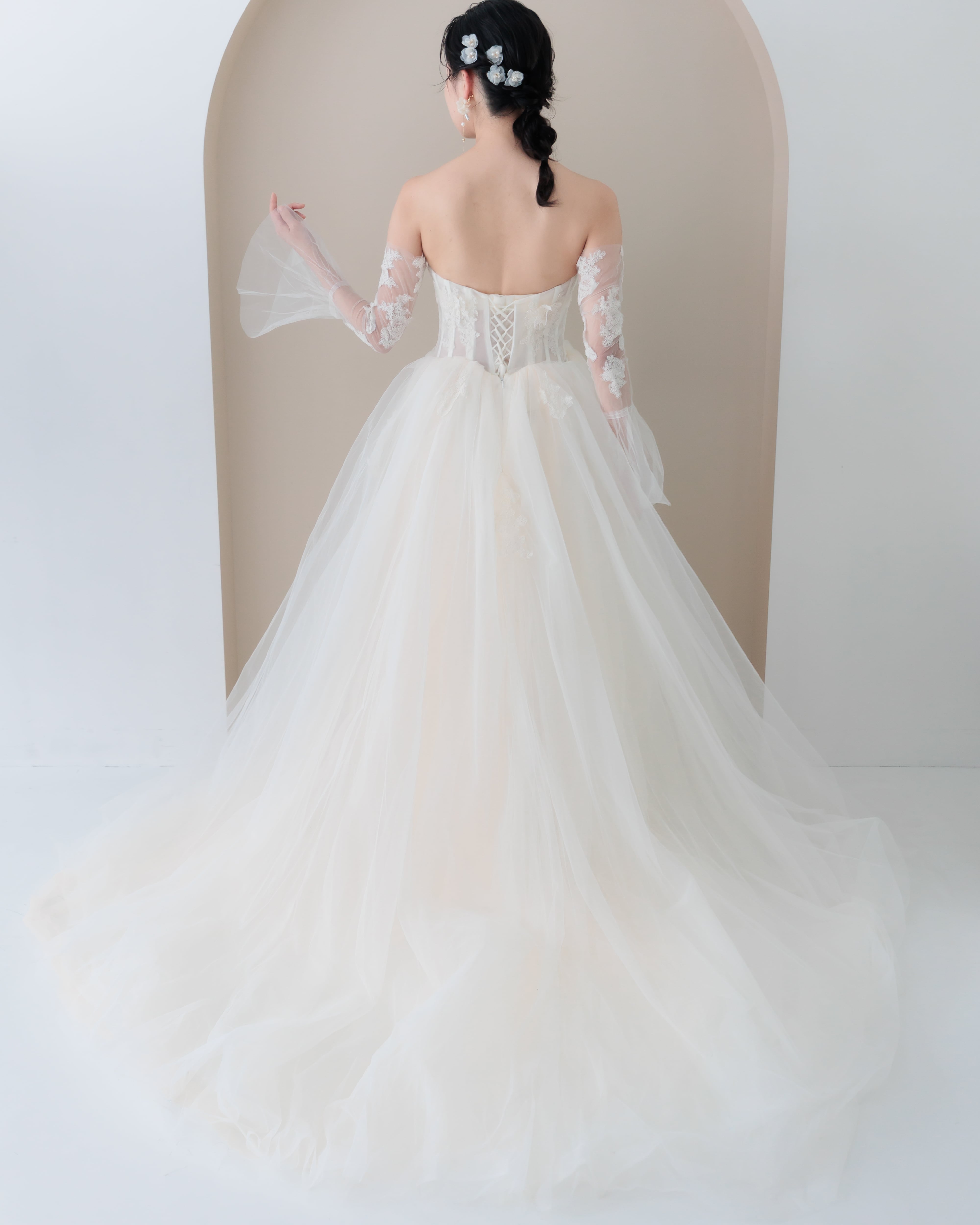 ♡ウエディングドレス♡ 2WAY仕様ウェディングドレス【WD2509-06】 | ブライダルアクセサリー