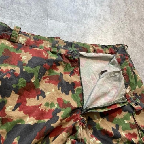 80s スイス軍 実物 M-83 アルペンカモカーゴパンツ 56/76 w42 詳細写真9