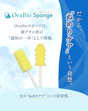 OraBio Sponge（オーラバイオスポンジ）50本入　歯石になる前の”ぬめり”取りに