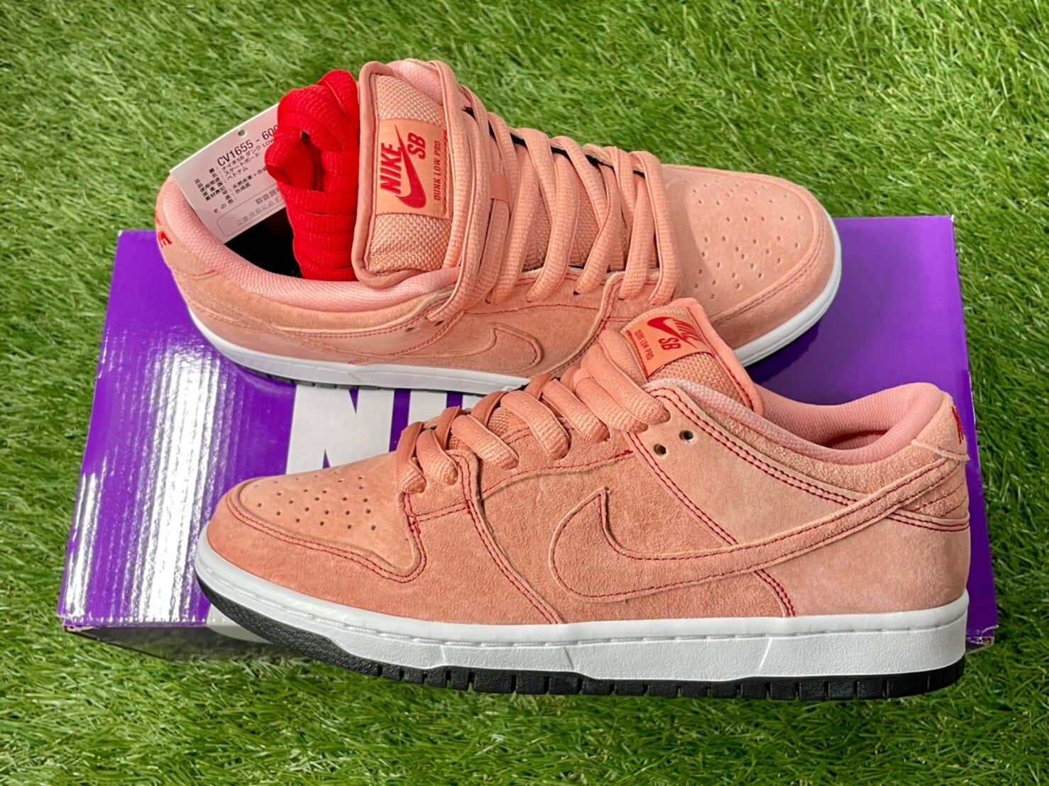 NIKE SB DUNK LOW PRO PRM PINK PIG CV1655-600 24.5cm 125KG7941  