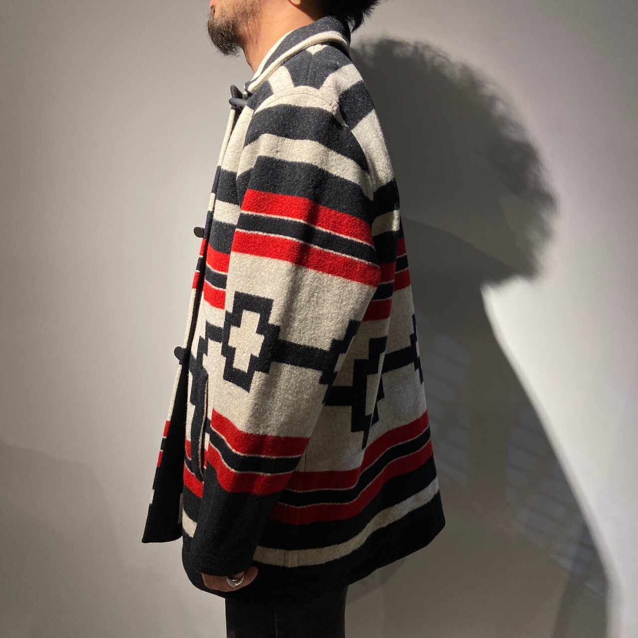 90年代 PENDLETON ペンドルトン ネイティブ柄 トグルボタン ウール 