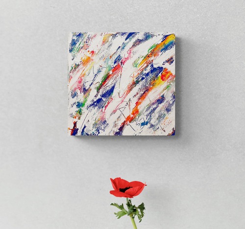 【1点限定】■「Your Story (原画) #YS42」縦27.3 cm × 横27.3 cm  (S3号)【送料込】