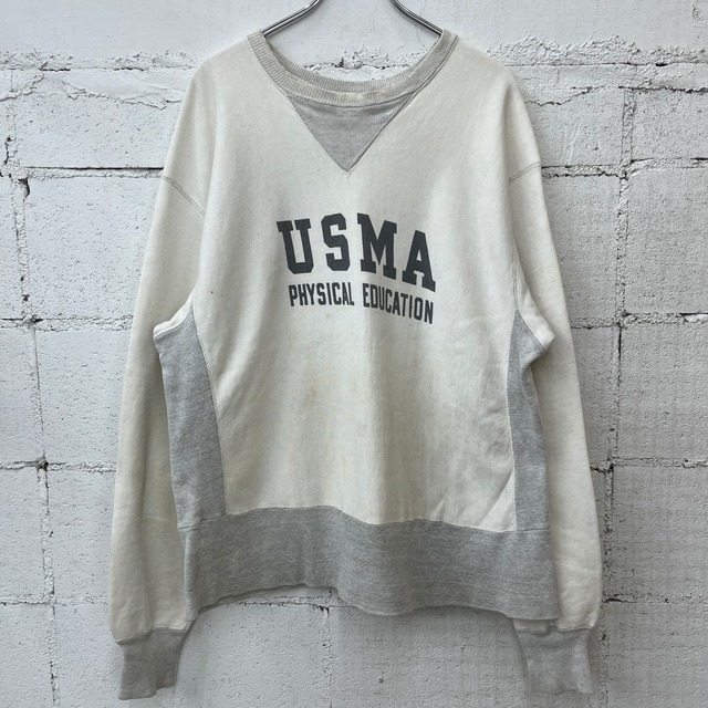 60s Champion reverse weave USMA 60年代 チャンピオン リバースウィーブ タタキタグ USMA 2トーン スウェット XL