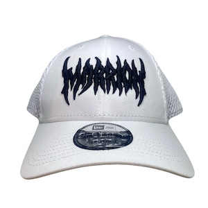 MARRION APPAREL LOGO CAP (White×Black)