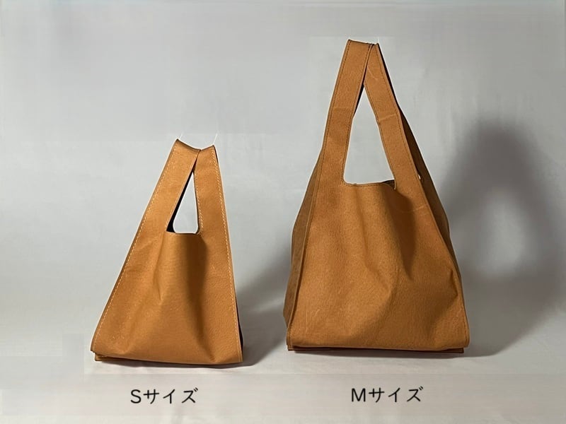 レジ袋のような革袋・M | 革り小物 Aster*isk