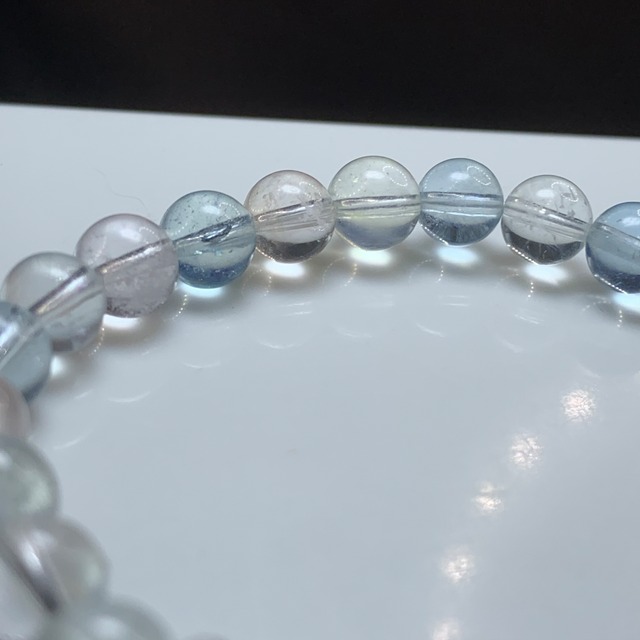 No.3.~Butterfly~ミックスベリル×フローライト デザインブレスレット