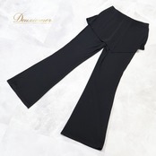 社交ダンス 衣装 ズボン ブラック系 チャコット Chacott 黒 無地 シンプル レッスン 練習 伸縮 ストレッチ オーバースカート 上品 オールブラック 日本製 ダンス衣装