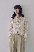 DU260502 Lace Button Cardigan Tops