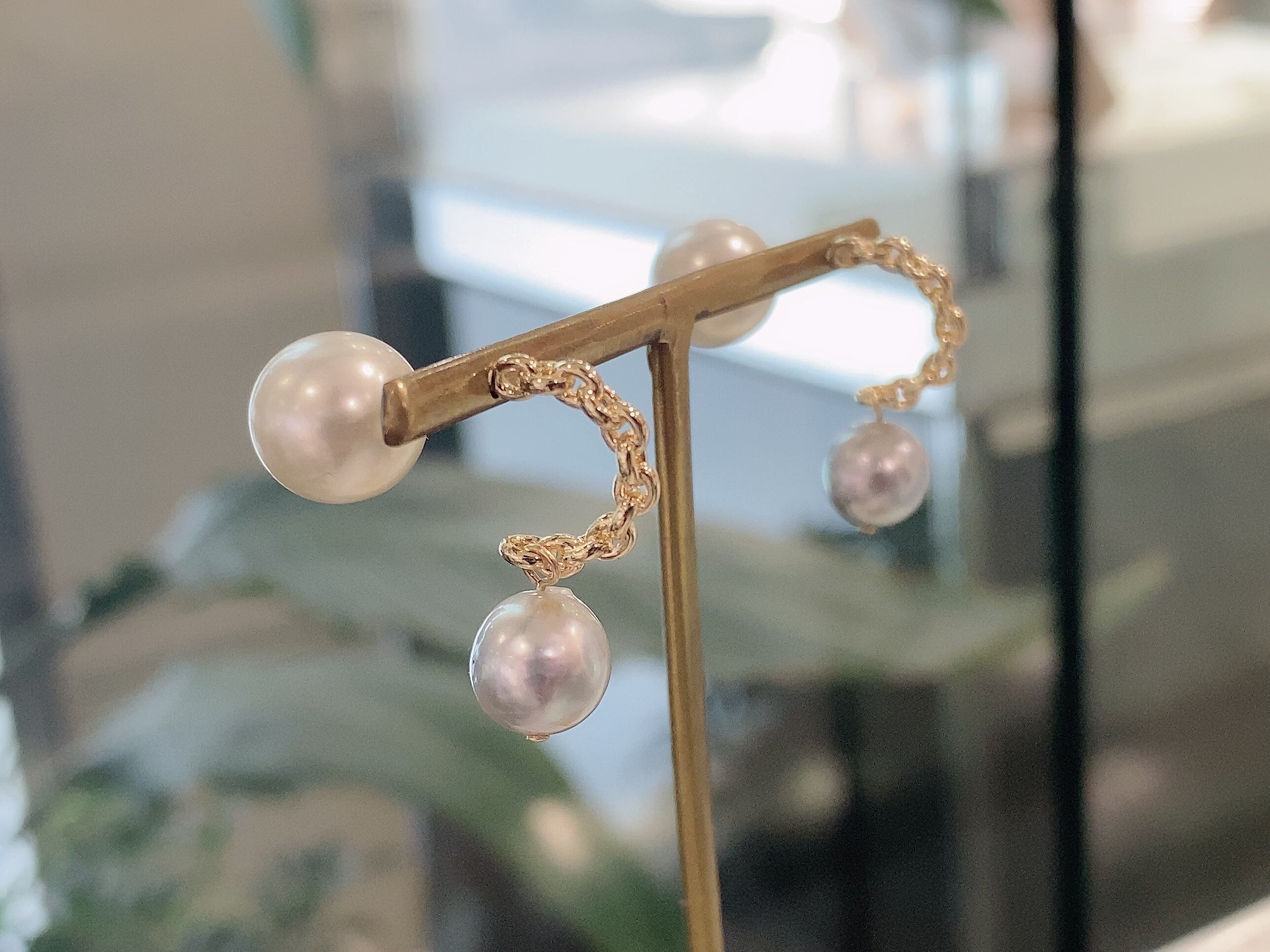 青くて丸い ブルーグレーアコヤ貝真珠ピアス E Acce alisson Onlineshop 青くて丸い ブルーグレーアコヤ貝真珠ピアス E Acce alisson Onlineshop