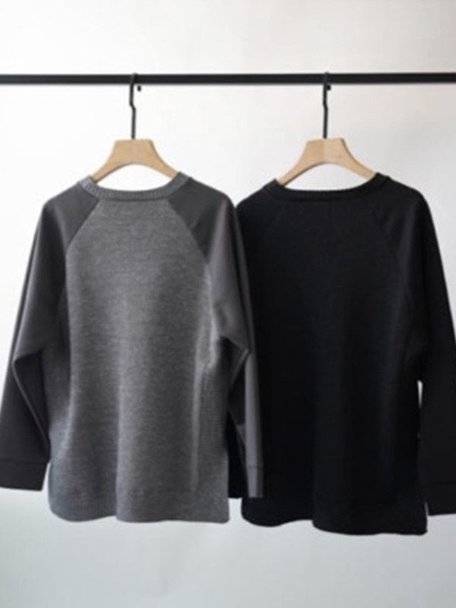 33℃　bc601703　ラメニットリブ スパンコールロゴポンチpo