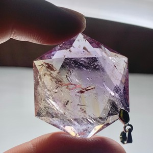 5.六芒星☆アメトリン ペンダントトップ