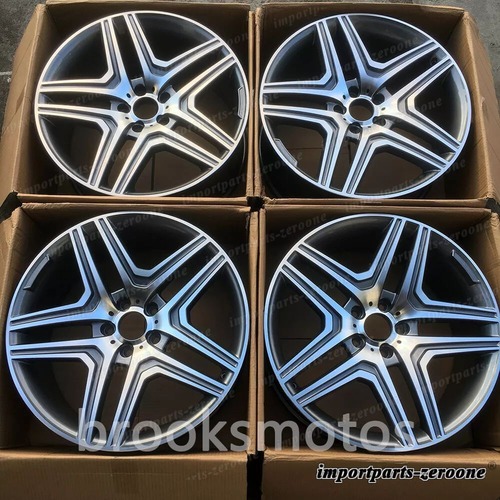 22インチ ツイン スポーク ホイール  メルセデス ベンツ W166 W167 X166 GLS GL ML GLE 用 LI-1635