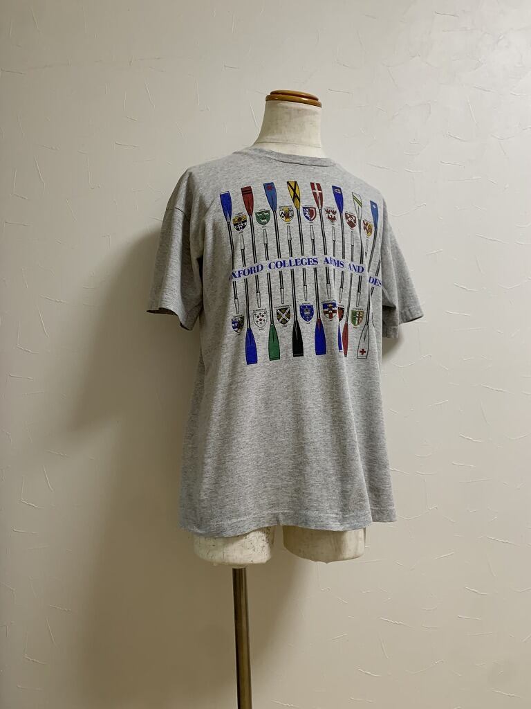 1980~90's Oar Motif Short Sleeve Print T-Shirt