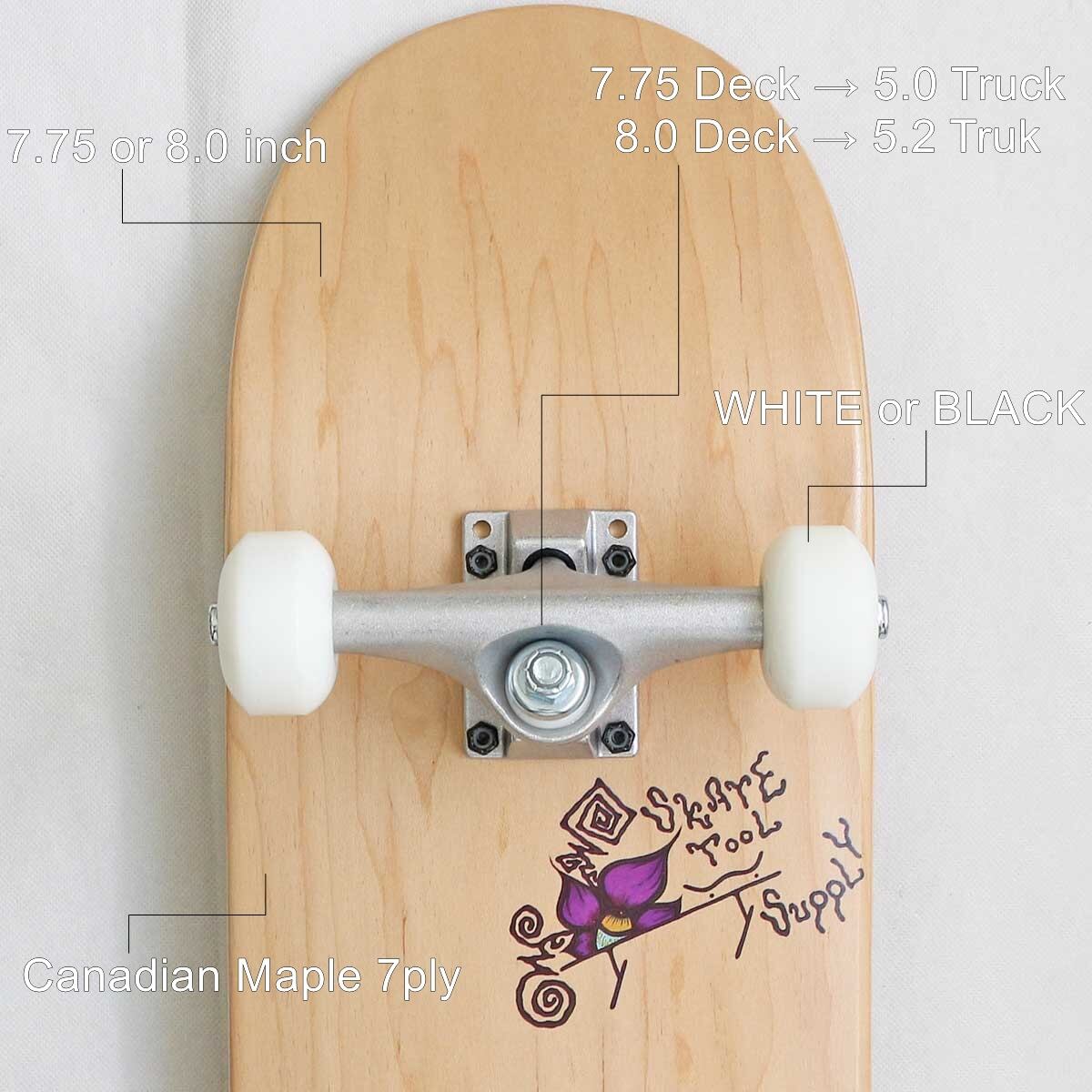 スケボー コンプリート カットバックオリジナル 7.75 8.0 インチ